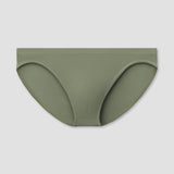 Olive Bikini Brief | Single-Lined