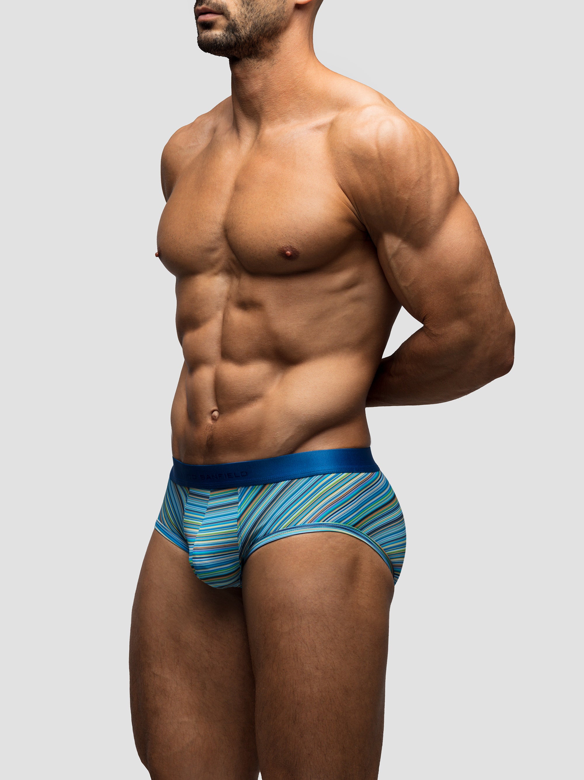 Blue Adrenaline Mid-Rise Brief