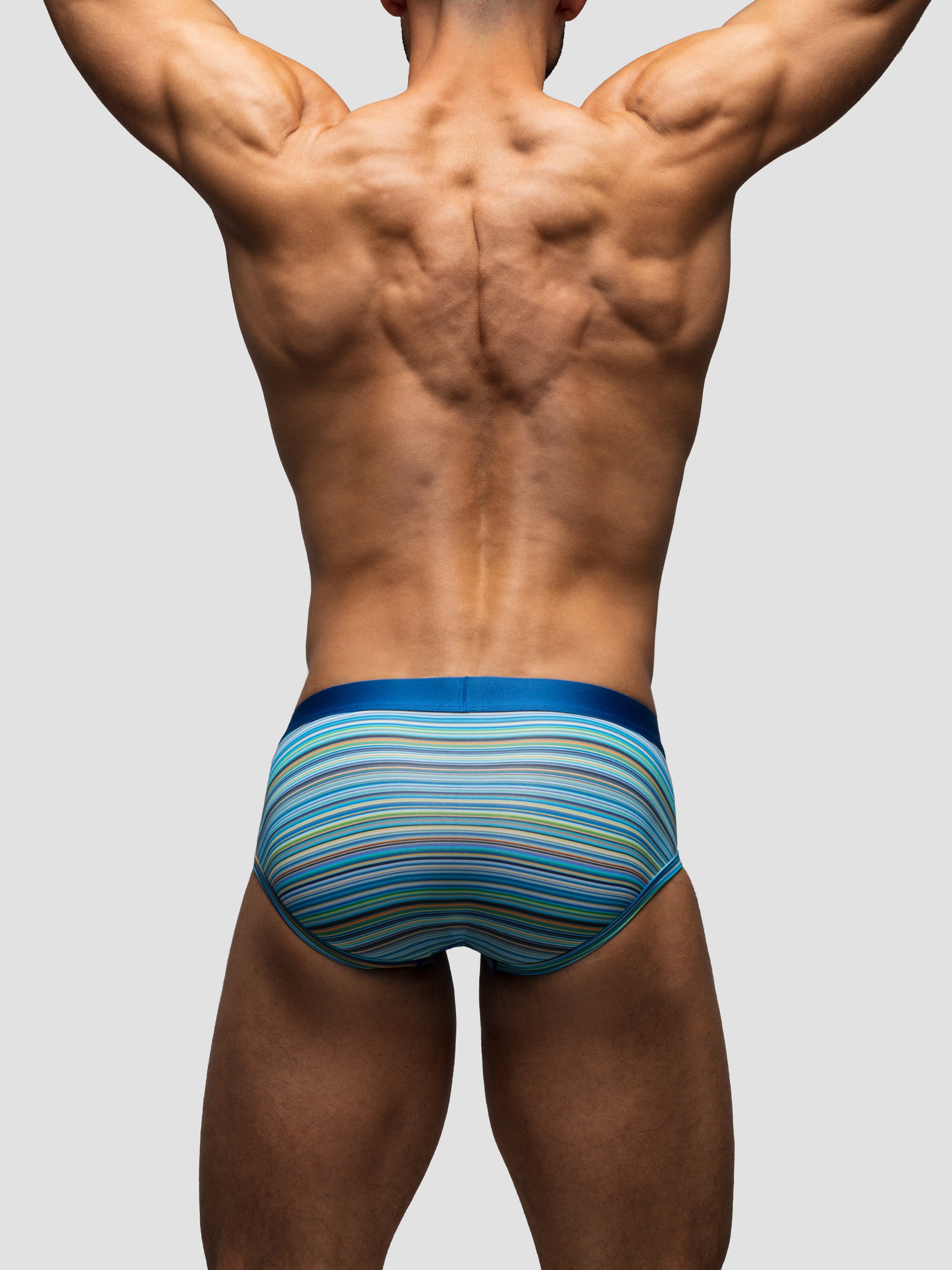 Blue Adrenaline Mid-Rise Brief