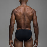 Black Bikini Brief | Single-Lined