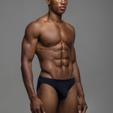 Black Bikini Brief | Single-Lined