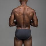 Dark Grey Bikini Brief | Single-Lined