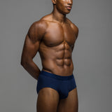 Navy Mid-Rise Brief