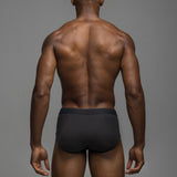 Dark Grey Mid-Rise Brief