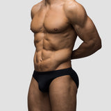 Black Bikini Brief | Single-Lined