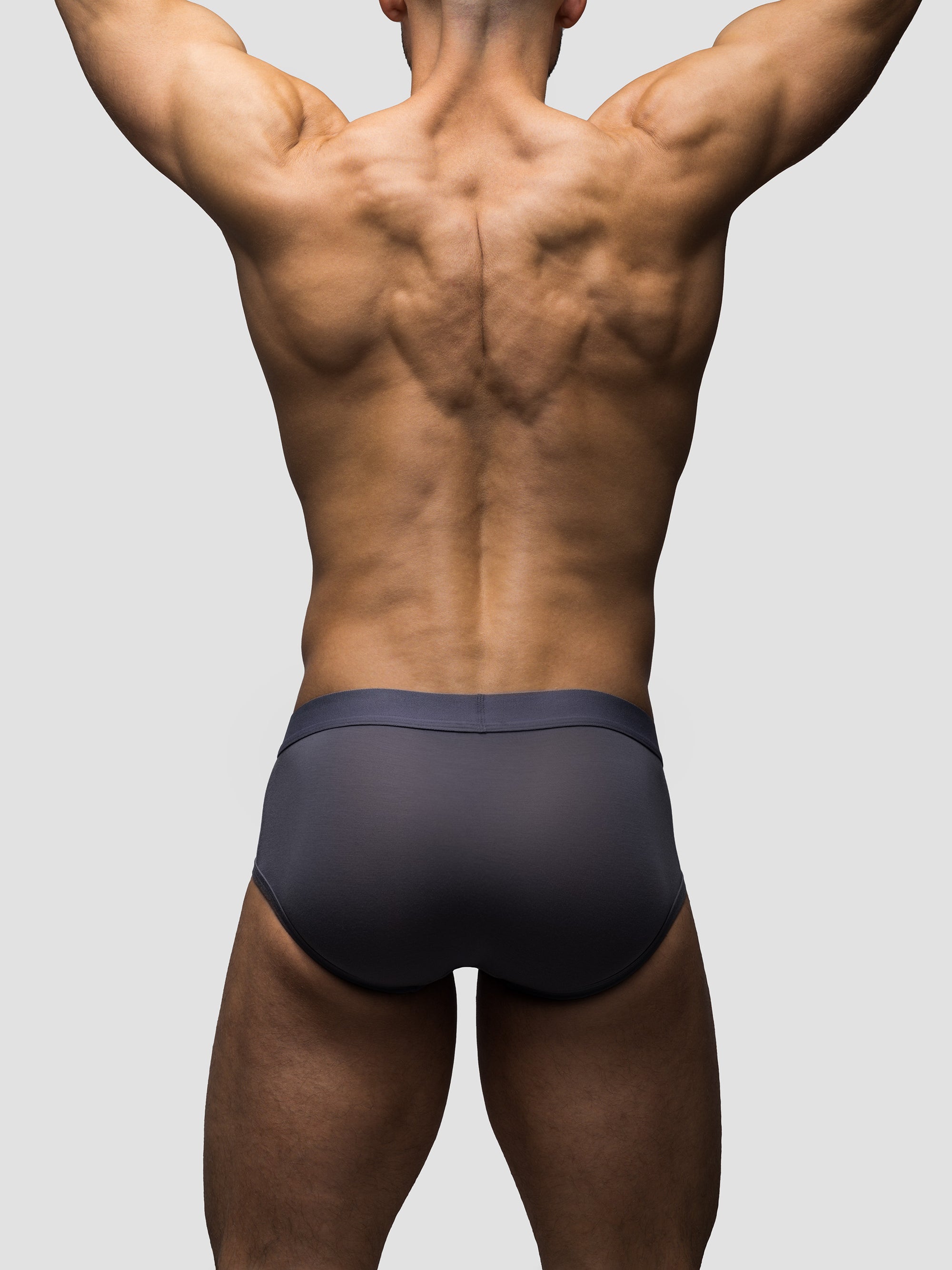 Charcoal Mid-Rise Brief