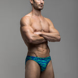 Blue Discus | Shallow Swim Brief