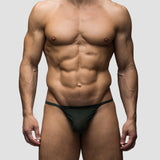 Pine | Mesh T-Back Thong