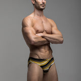 Olive Wave | Deep Swim Brief