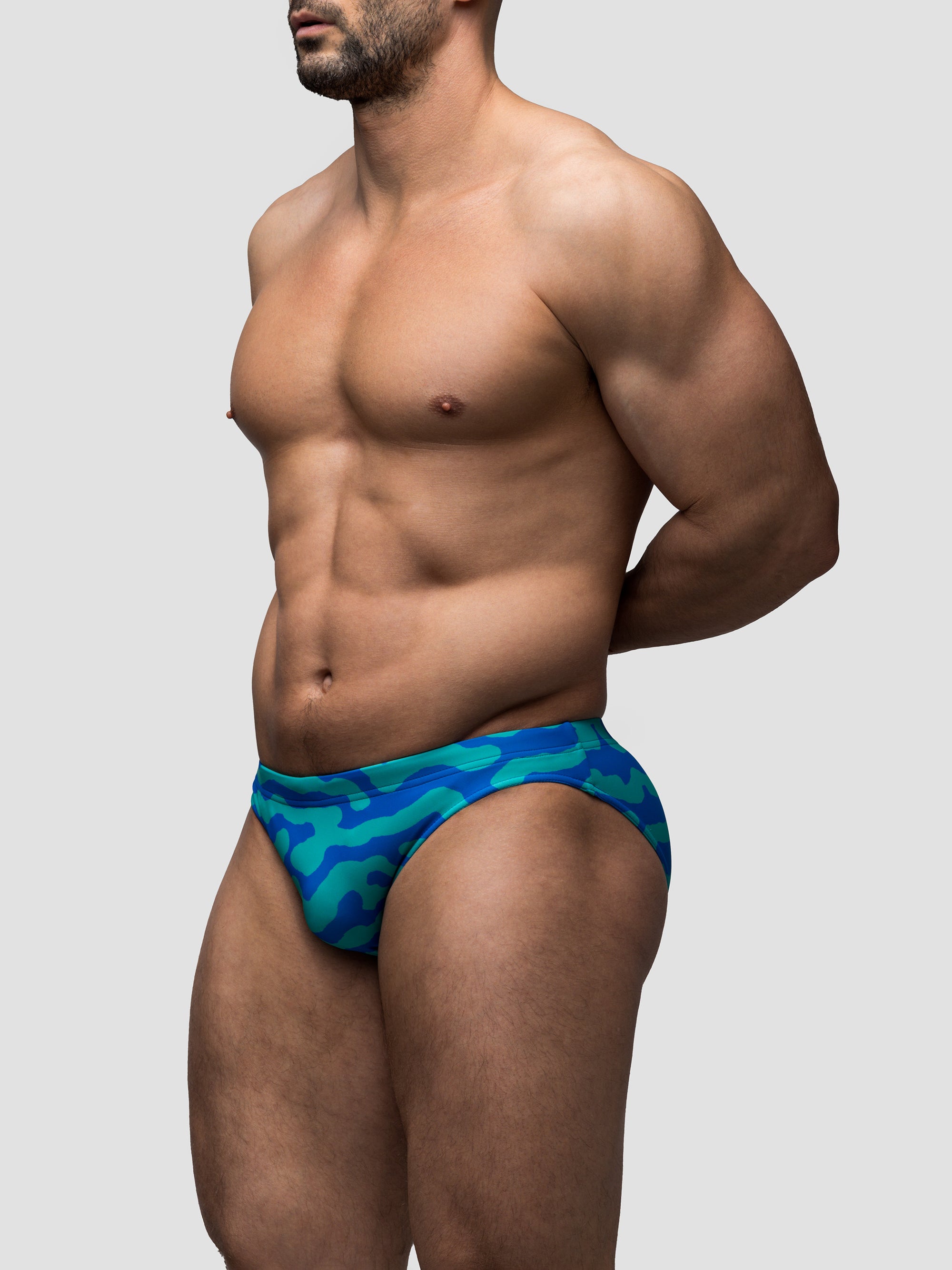 Blue Discus | Shallow Swim Brief