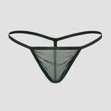 Pine | Mesh T-Back Thong