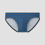Blue Geo Dot | Deep Swim Brief