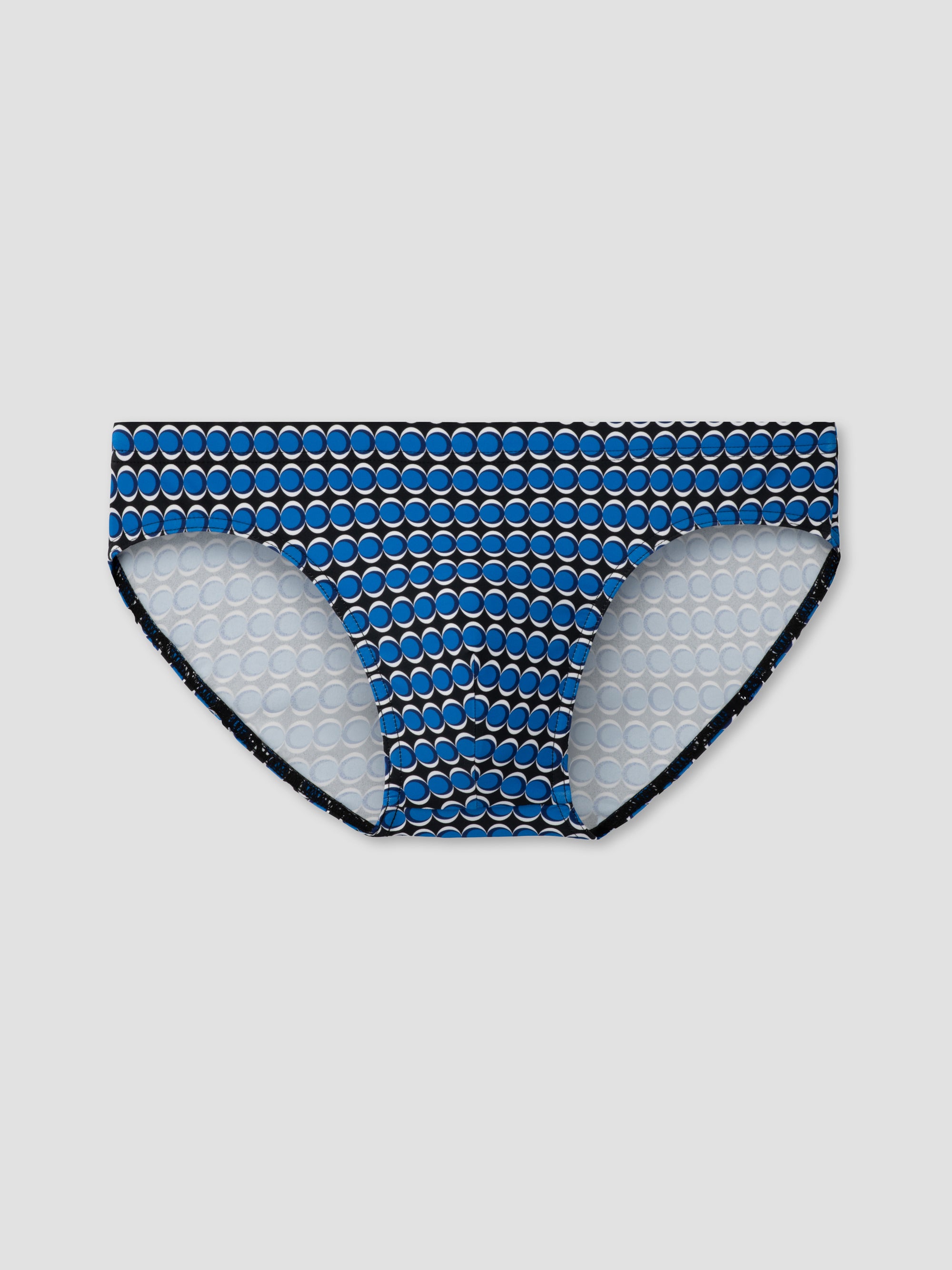Blue Geo Dot | Deep Swim Brief