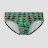 Green Geo Dot | Ultradeep Swim Brief