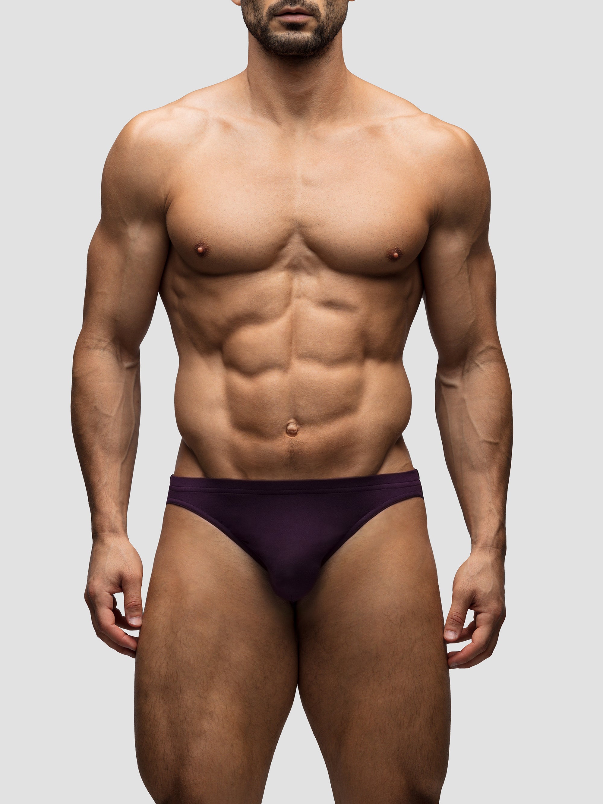 Deep Purple Bikini Brief | Single-Lined