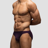 Deep Purple Bikini Brief | Single-Lined