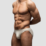 Cream Bikini Brief | Single-Lined