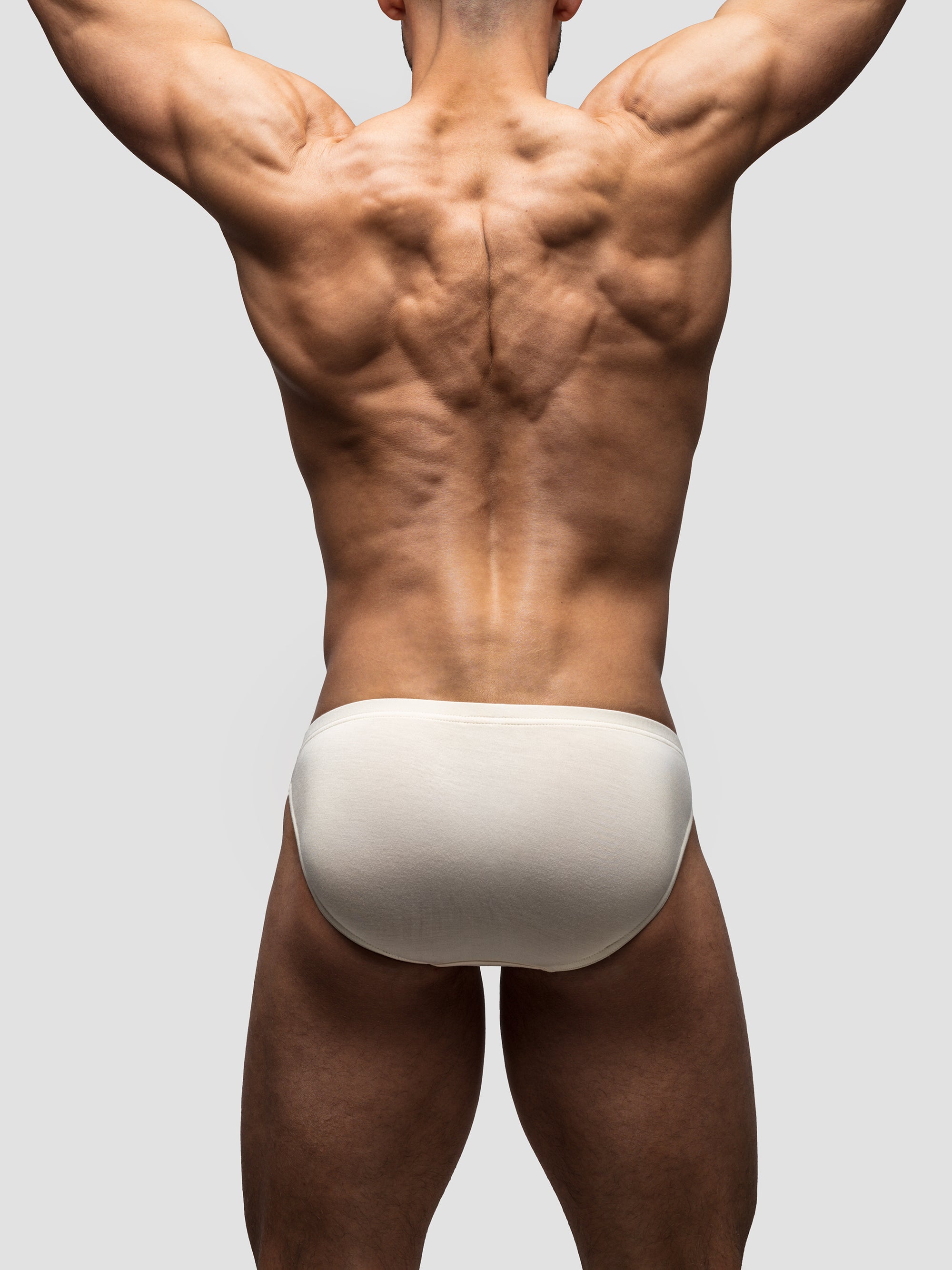 Cream Bikini Brief | Single-Lined