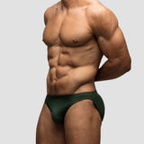 Mountain Green Bikini Brief | Single-Lined