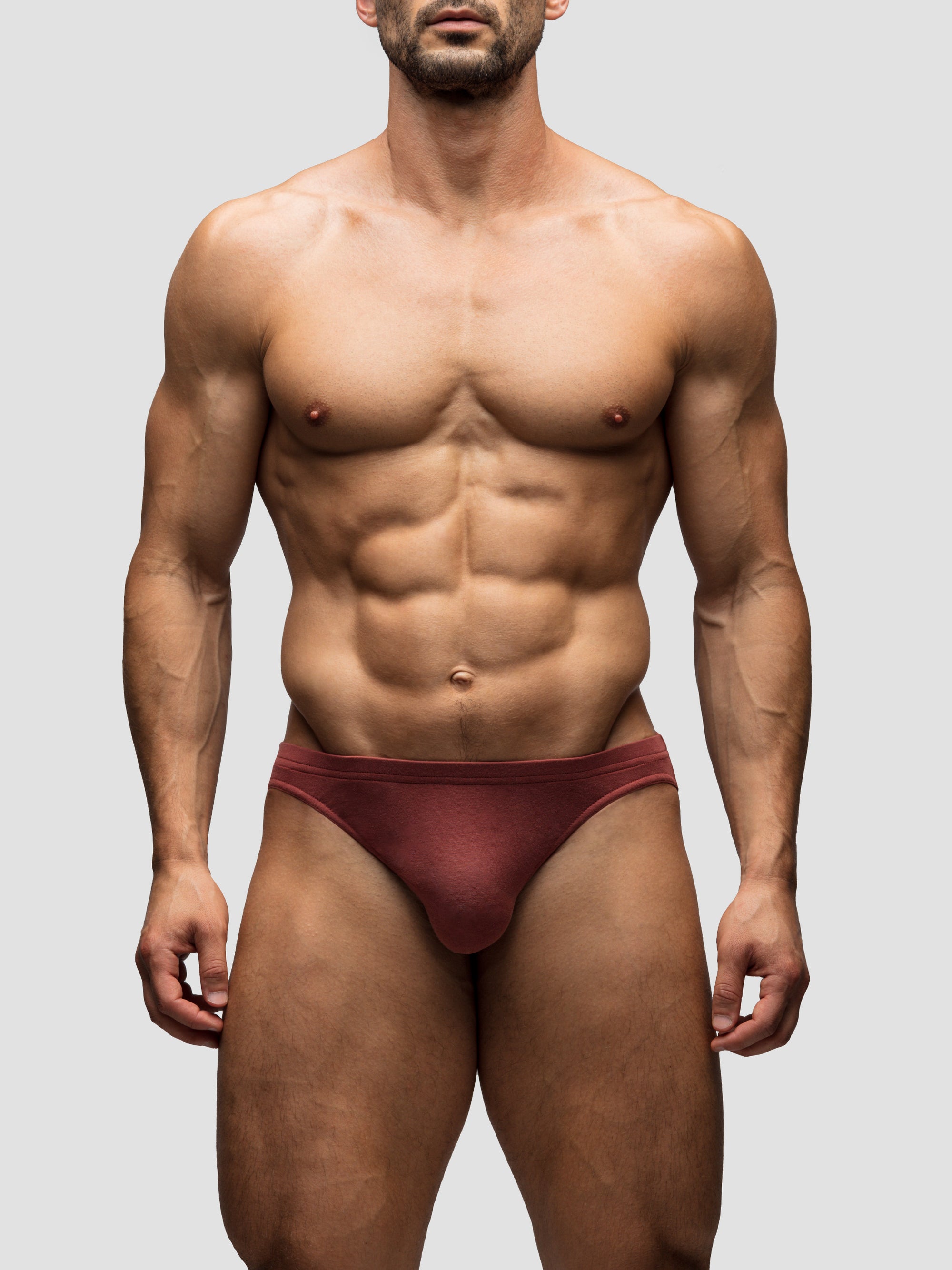 Red Clay Bikini Brief | Single-Lined