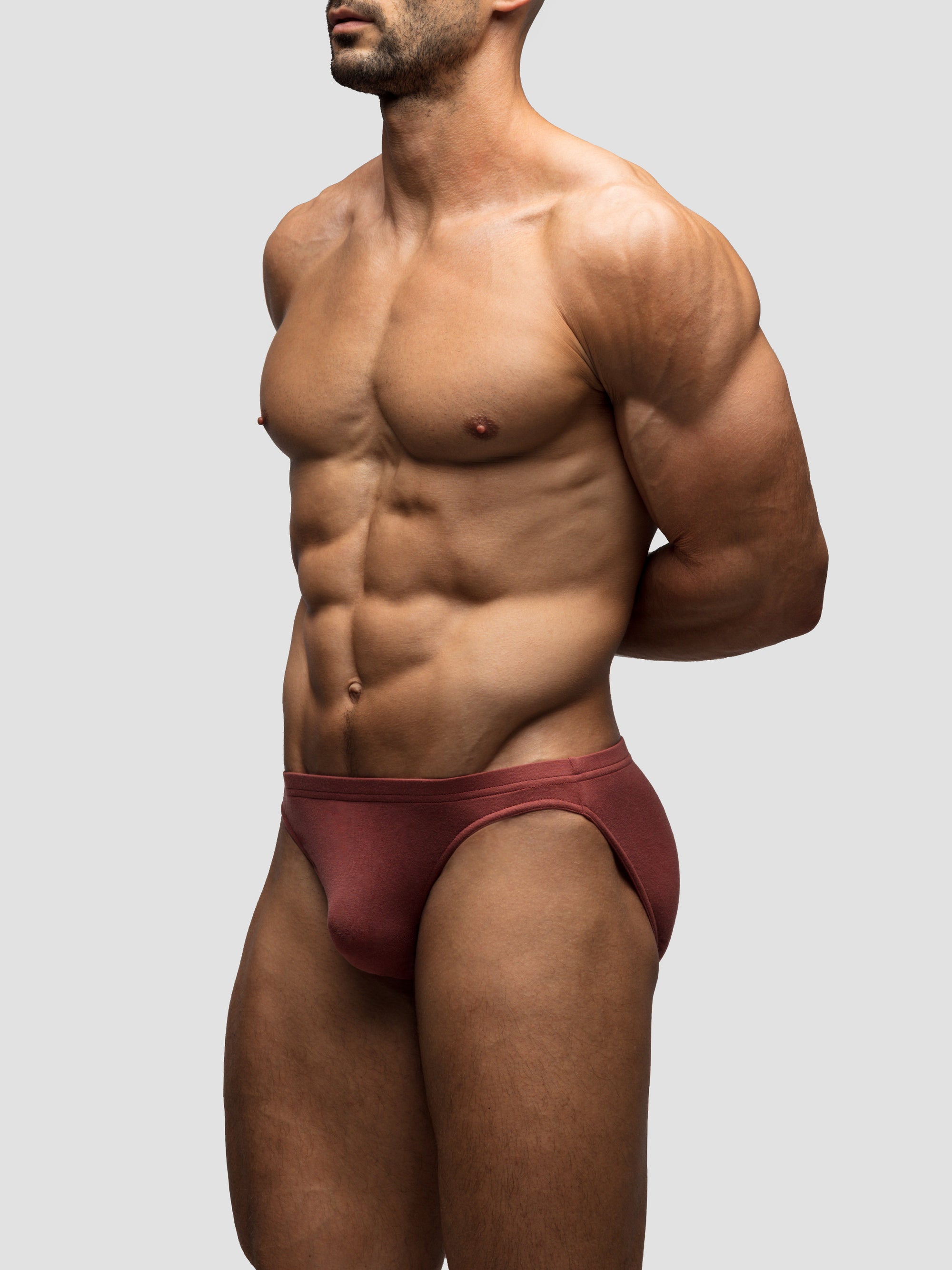 Red Clay Bikini Brief | Single-Lined