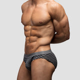 Classic Chevron Brief | Grey