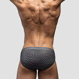 Classic Chevron Brief | Grey