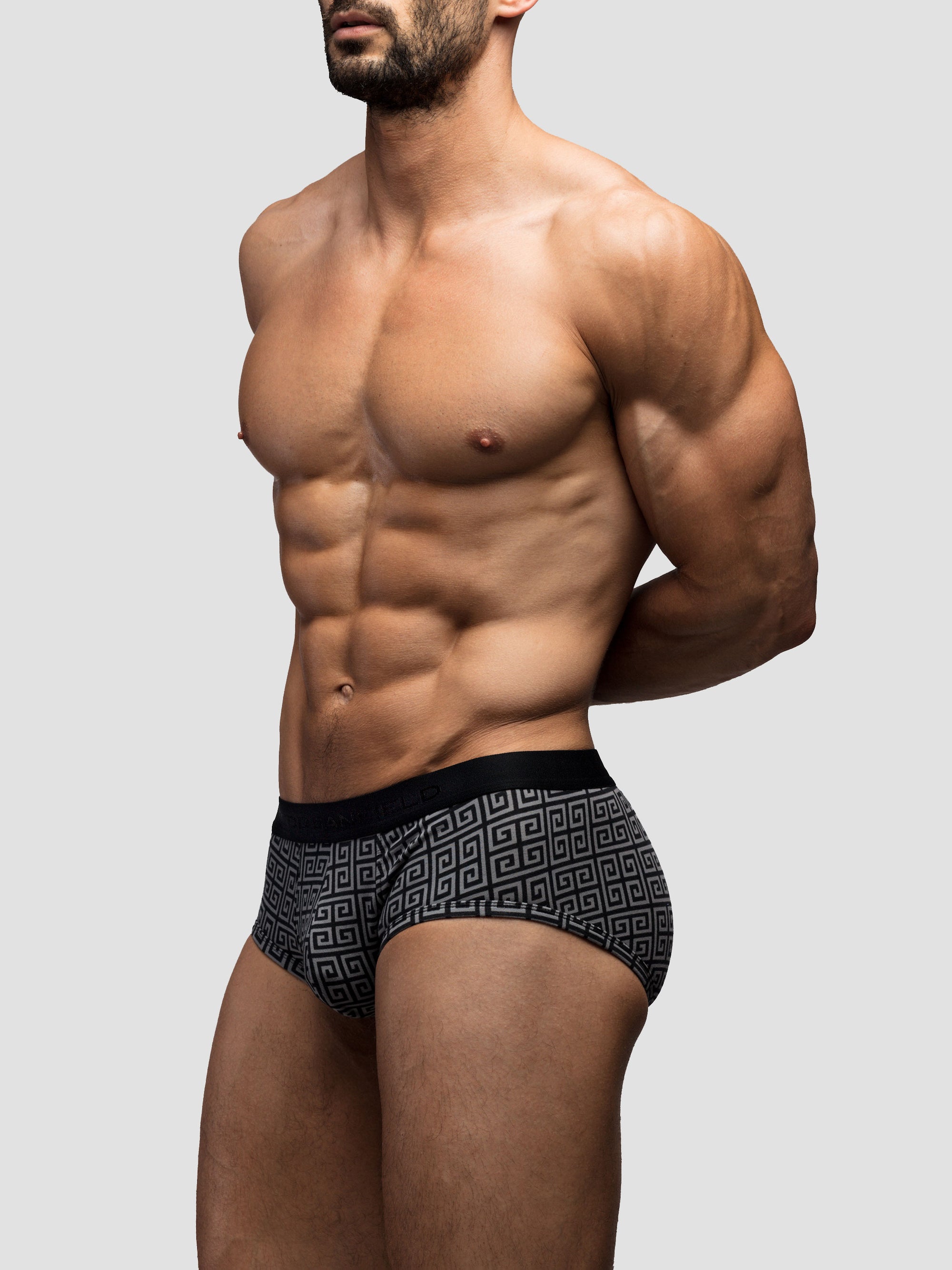 Classic Greek Key Mid-Rise Brief